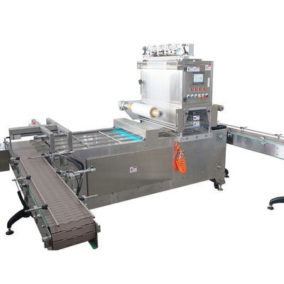 satın al Ön işlenmiş deniz ürünleri MAP Tepside mühürleme sistemi Yüksek mühürleme hızı online manufacture