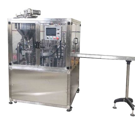 Gıda ve İçecekler Döner kupa doldurma mühürleme makinesi 650Kg Ağırlık 380V Güç kaynağı
