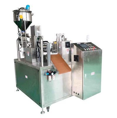 Otomatik Rotary Cup Doldurma Mühürleme Makinesi Kaşık Bal Kupa Doldurma Plastik Paketleme