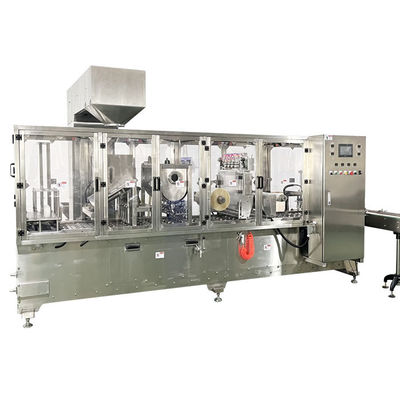 80 Cups/Min Cup Filler Packaging Machine With Fruit Juice cup measurement filling sealing machine 80 Cups/Min Cup Filler Packaging Machine With fruit juice cup measurement filling sealing machine 80 Cups/Min Cup Filler Packaging Machine Fruit suyu bardağı ölçümüyle dolu bir fincan doldurma ve kapatma makinesi